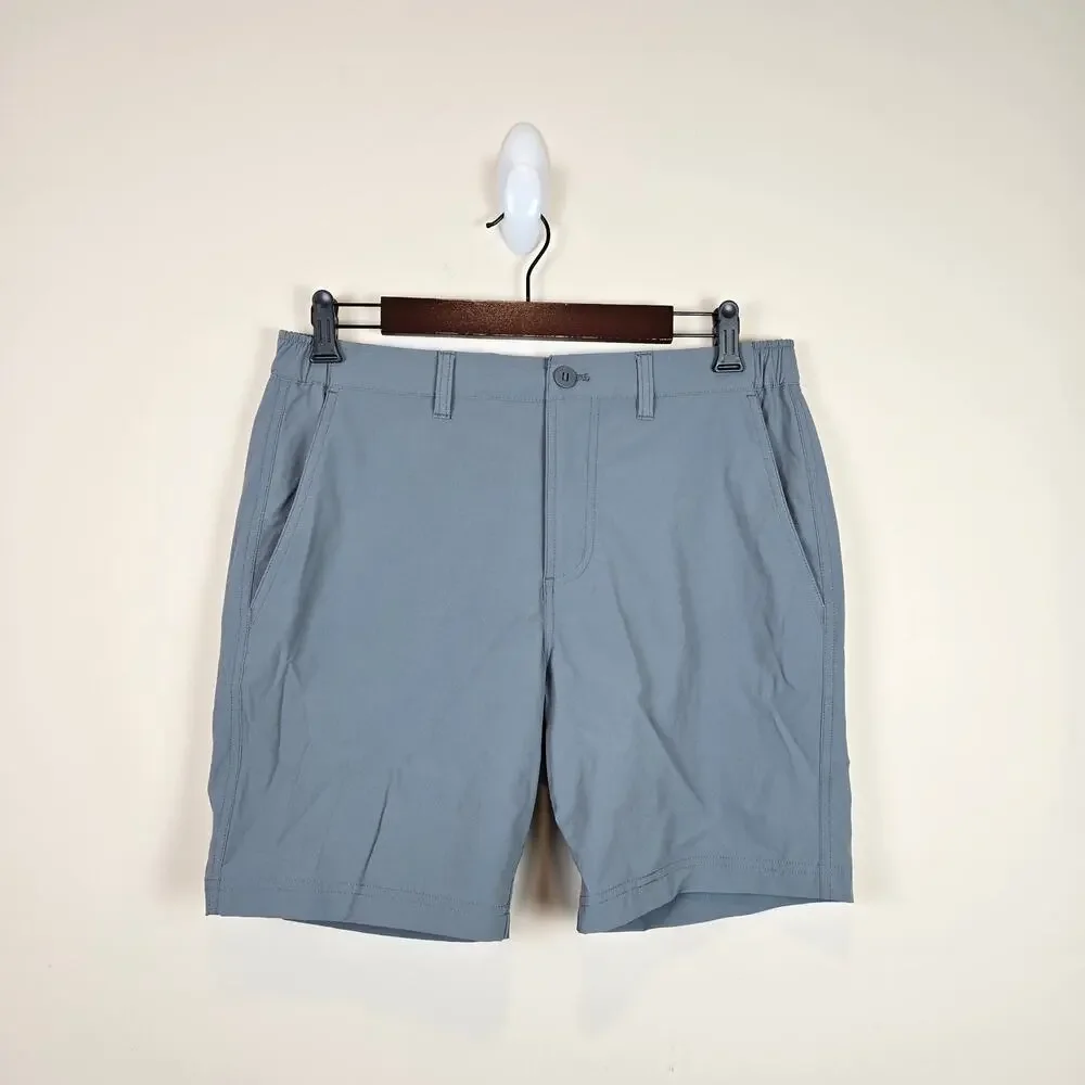 Free Fly Men's Latitude Short Size S Slate Blue Chino Performance UPF 50+